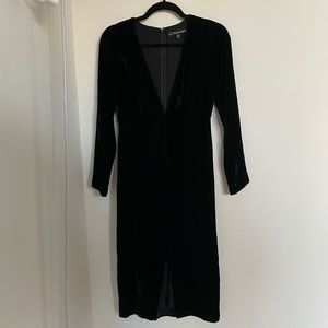 For Love & Lemons Collette Dress in Noir